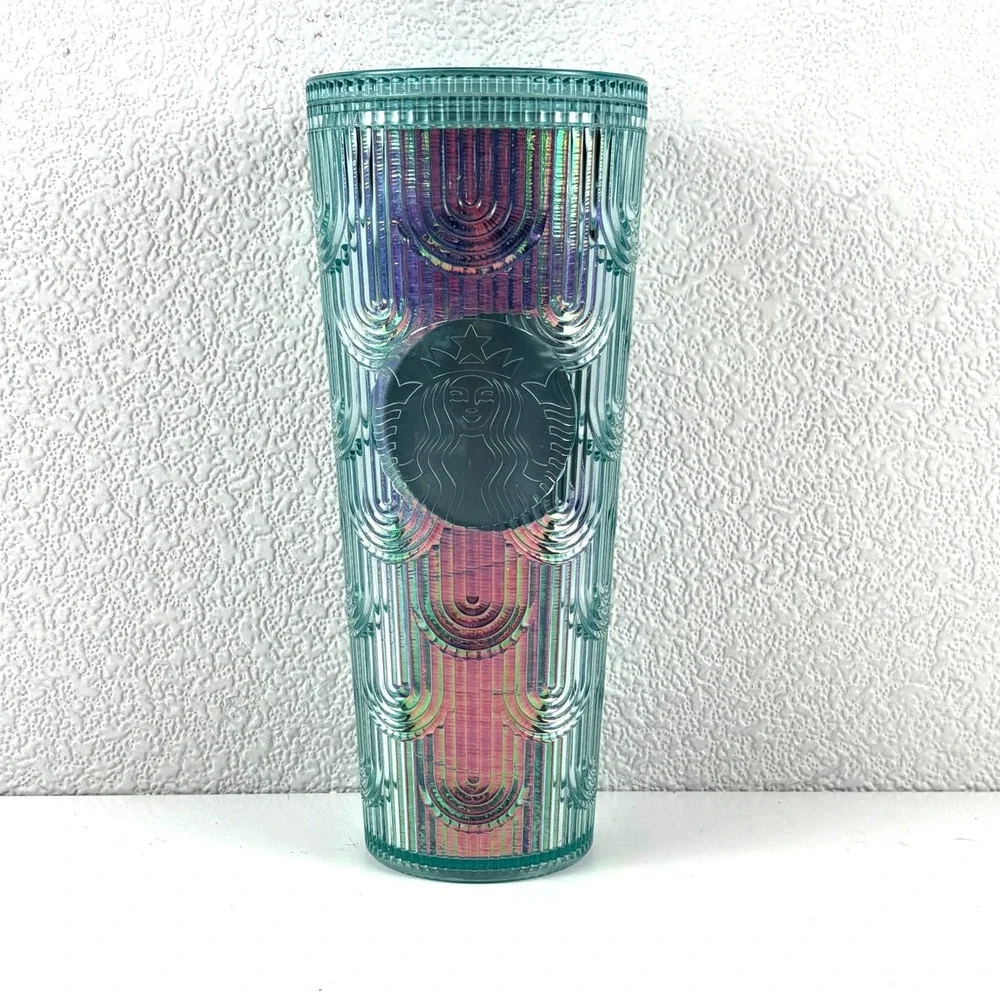 StarBucks Iridescent Mermaid Siren Shell Wave‎ Tumbler Collectible Holographic